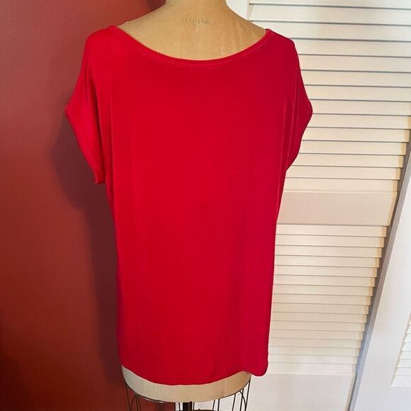 CHICO’S TRAVELERS | red sleeveless top size 3 or L - Picture 5 of 6
